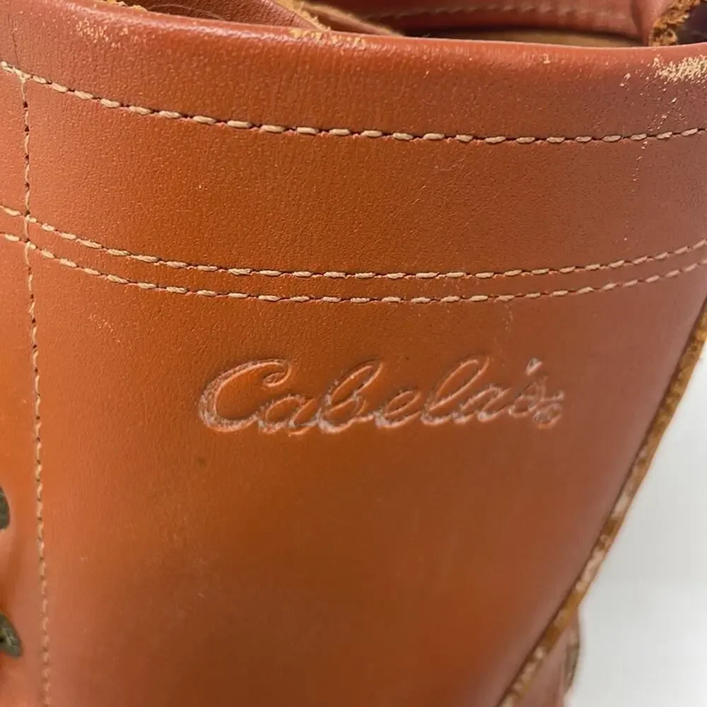 Cabela’s steel shank tall waterproof duck boot men’s 8
